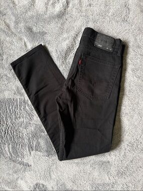 Levi’s 501 Original Men’s Low-Stretch Classic Straight Leg Black Jeans 30x30